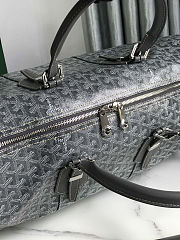 Fortok Goyard Boston bag 45 Grey 48×22×27cm - 3