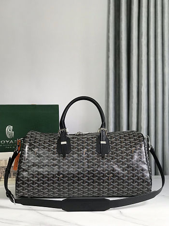 Fortok Goyard Boston bag 45 Black 48×22×27cm