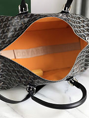 Fortok Goyard Boston bag 45 Black 48×22×27cm - 5