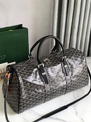 Fortok Goyard Boston bag 45 Black 48×22×27cm - 2
