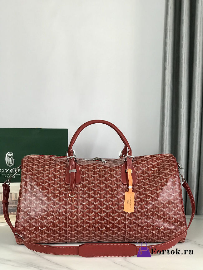 Fortok Goyard Boston bag 50 Red 50*25*30cm - 1