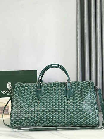 Fortok Goyard Boston bag 50 Green 50*25*30cm
