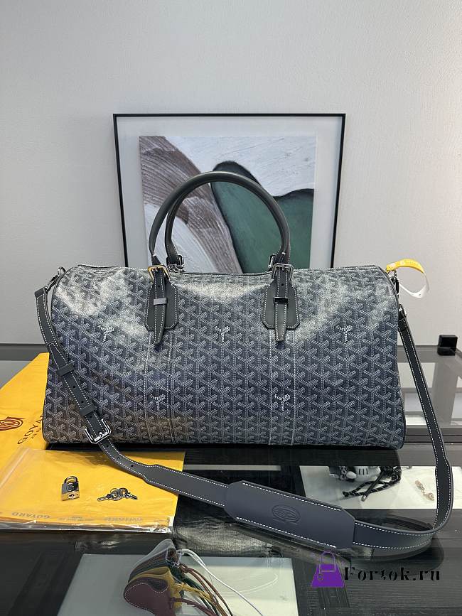 Fortok Goyard Boston bag 50 Grey 50*25*30cm - 1