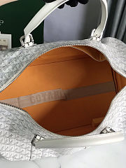 Fortok Goyard Boston bag 50 White 50*25*30cm - 6