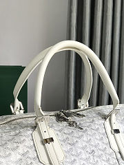 Fortok Goyard Boston bag 50 White 50*25*30cm - 4
