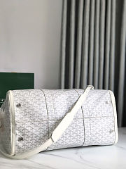Fortok Goyard Boston bag 50 White 50*25*30cm - 5