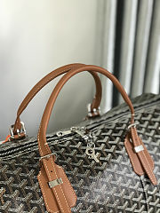 Fortok Goyard Boston bag 50 Brown 50*25*30cm - 3