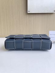 Fortok Bottega Veneta Cassette Messenger Bag Blue 23*15*6cm - 6