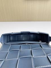 Fortok Bottega Veneta Cassette Messenger Bag Blue 23*15*6cm - 2