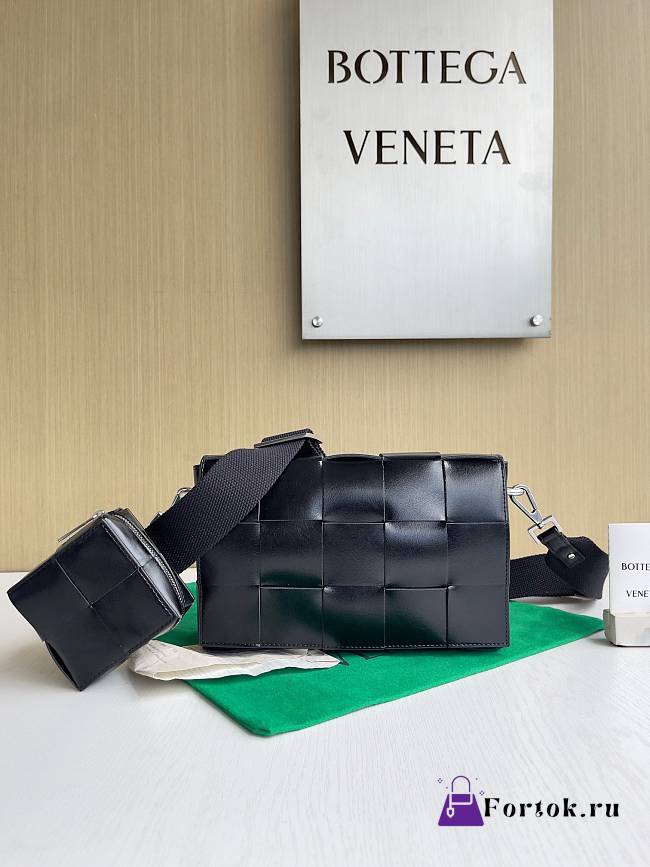 Fortok Bottega Veneta Cassette bag Bag Black 26*16*6.5cm - 1