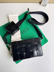 Fortok Bottega Veneta Cassette bag Bag Black 26*16*6.5cm - 5