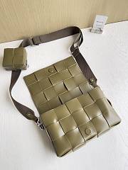 Fortok Bottega Veneta Cassette bag Bag Olive Green 26*16*6.5cm - 5