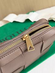 Fortok Bottega Veneta Small Brick Cassette Taupe Brown 18*9*3.5cm  - 5