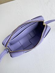 Fortok Bottega Veneta Small Brick Cassette Light Purple 18*9*3.5cm - 2