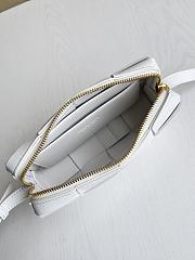 Fortok Bottega Veneta Small Brick Cassette White 18*9*3.5cm - 6