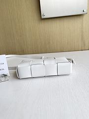 Fortok Bottega Veneta Small Brick Cassette White 18*9*3.5cm - 5