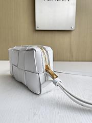 Fortok Bottega Veneta Small Brick Cassette White 18*9*3.5cm - 4