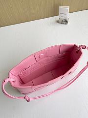 Fortok Bottega Veneta Cassette Intreccio Leather Pink 23*6.5*16cm - 6