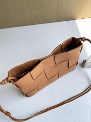 Fortok Bottega Veneta Cassette Intreccio Leather Brown 23*6.5*16cm - 5