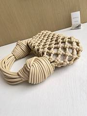Fortok Bottega Veneta Double Knot bag Beige 24*15*5cm - 2