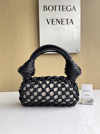 Fortok Bottega Veneta Double Knot bag Black 24*15*5cm