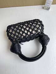 Fortok Bottega Veneta Double Knot bag Black 24*15*5cm - 6