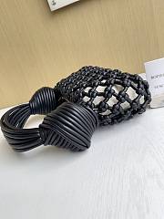 Fortok Bottega Veneta Double Knot bag Black 24*15*5cm - 4