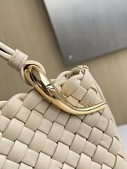 Fortok Bottega Veneta Clicker Bag Beige Woven Leather 36*12*30cm - 4