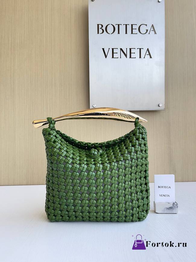 Fortok Bottega Veneta Sardine Bag Green 21*6*21cm - 1