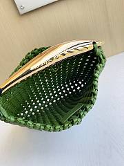 Fortok Bottega Veneta Sardine Bag Green 21*6*21cm - 3