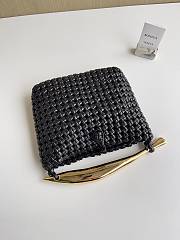 Fortok Bottega Veneta Sardine Bag Dark Chocolate 21*6*21cm - 2