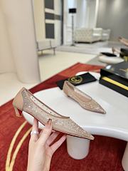 Fortok Christian Louboutin Follies Strass pumps Beige - 4