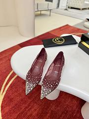 Fortok Christian Louboutin Follies Strass pumps Burgundy - 1