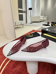 Fortok Christian Louboutin Follies Strass pumps Burgundy - 3