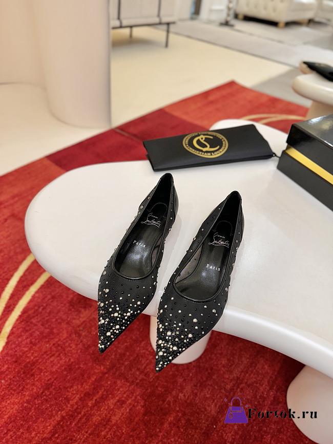 Fortok Christian Louboutin Follies Strass pumps Black - 1