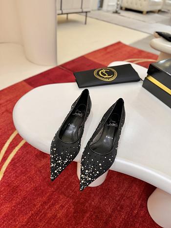 Fortok Christian Louboutin Follies Strass pumps Black
