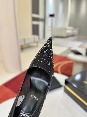 Fortok Christian Louboutin Follies Strass High Heels Black 10cm - 5