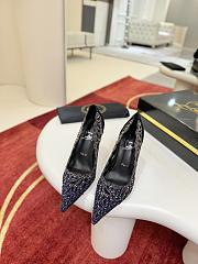 Fortok Christian Louboutin Lasera Strass Pump Black 10cm/8.5cm - 1