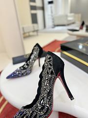 Fortok Christian Louboutin Lasera Strass Pump Black 10cm/8.5cm - 6