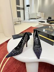 Fortok Christian Louboutin Lasera Strass Pump Black 10cm/8.5cm - 5