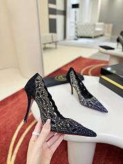 Fortok Christian Louboutin Lasera Strass Pump Black 10cm/8.5cm - 4