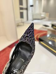 Fortok Christian Louboutin Lasera Strass Pump Black 10cm/8.5cm - 2