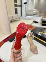 Fortok Christian Louboutin Loubigirl High Heels Beige 10cm - 4