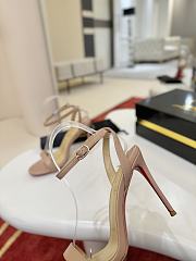 Fortok Christian Louboutin Loubigirl High Heels Beige 10cm - 2