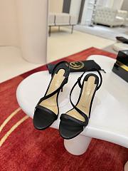 Fortok Christian Louboutin Rosa Z Black 10cm/8.5cm - 1