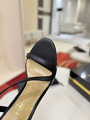 Fortok Christian Louboutin Rosa Z Black 10cm/8.5cm - 6