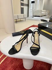 Fortok Christian Louboutin Rosa Z Black 10cm/8.5cm - 4