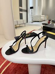 Fortok Christian Louboutin Rosa Z Black 10cm/8.5cm - 2