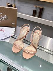 Fortok Christian Louboutin Rosa Z Beige 10cm/8.5cm - 1