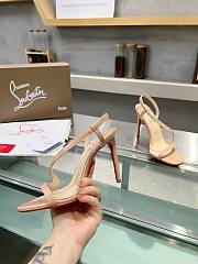 Fortok Christian Louboutin Rosa Z Beige 10cm/8.5cm - 3